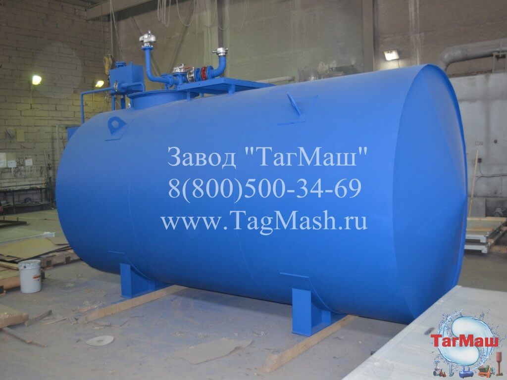 Горизонтальный резервуар для ГСМ 20 м³