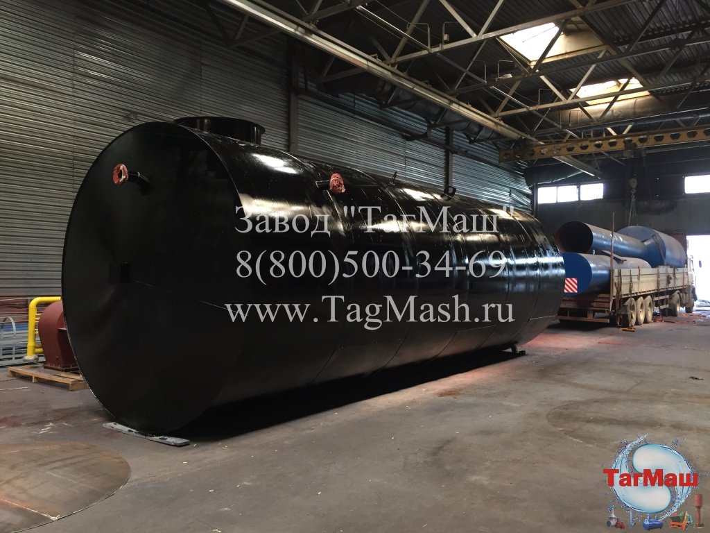 Пожарный резервуар для воды 60 м³